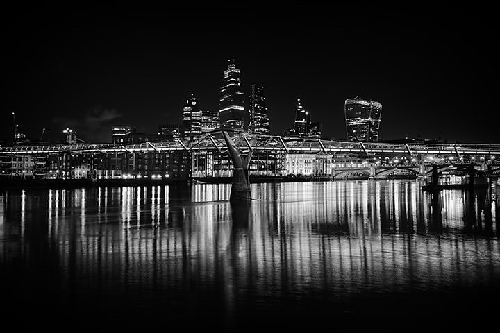 Photograph of Millennium  Bridge Cityscape 1